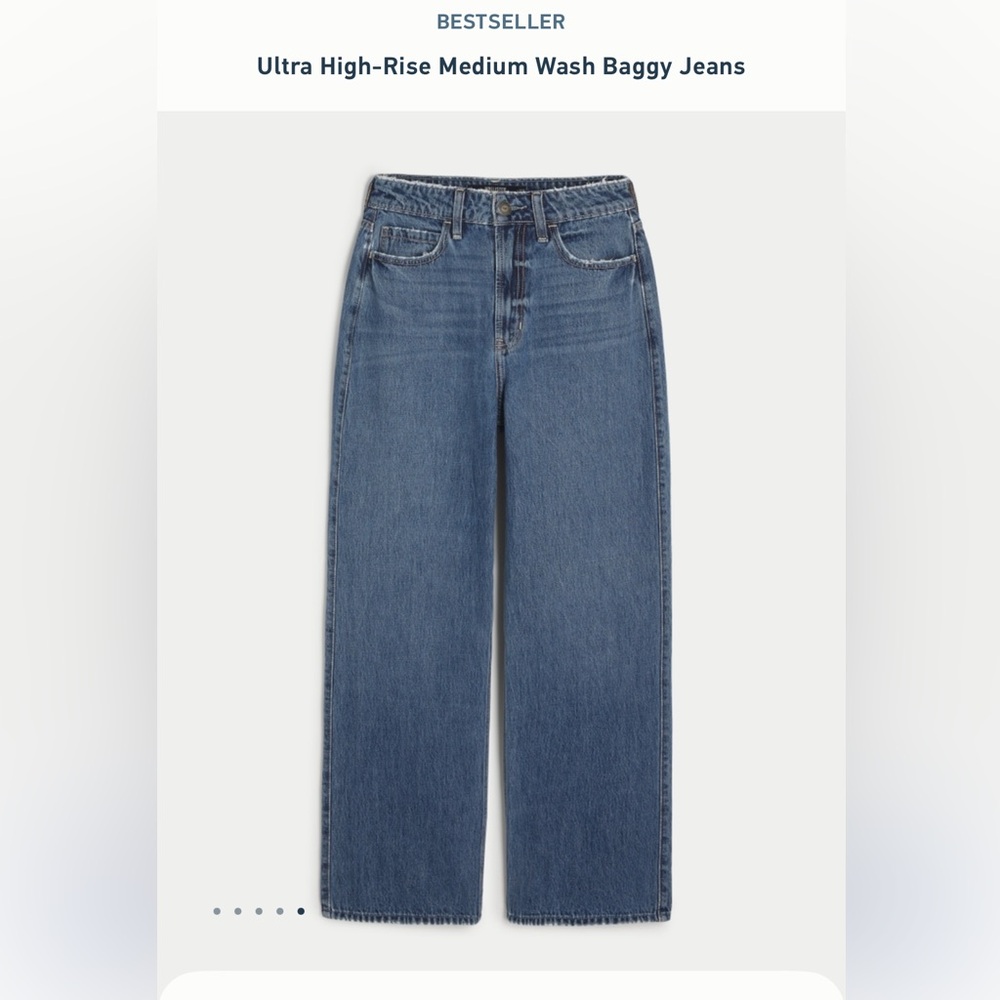 Wide Leg Jeans Hollister

Medium Wash